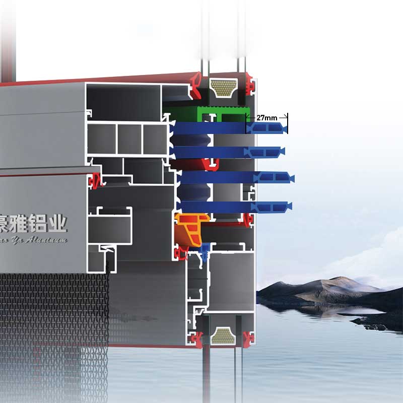Seamless Welded Broken Bridge Inswing Casement Windows
