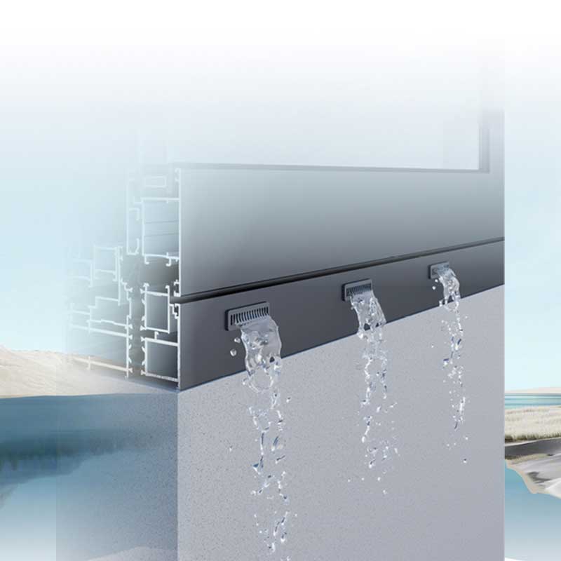 Seamless Welded Broken Bridge Inswing Casement Windows