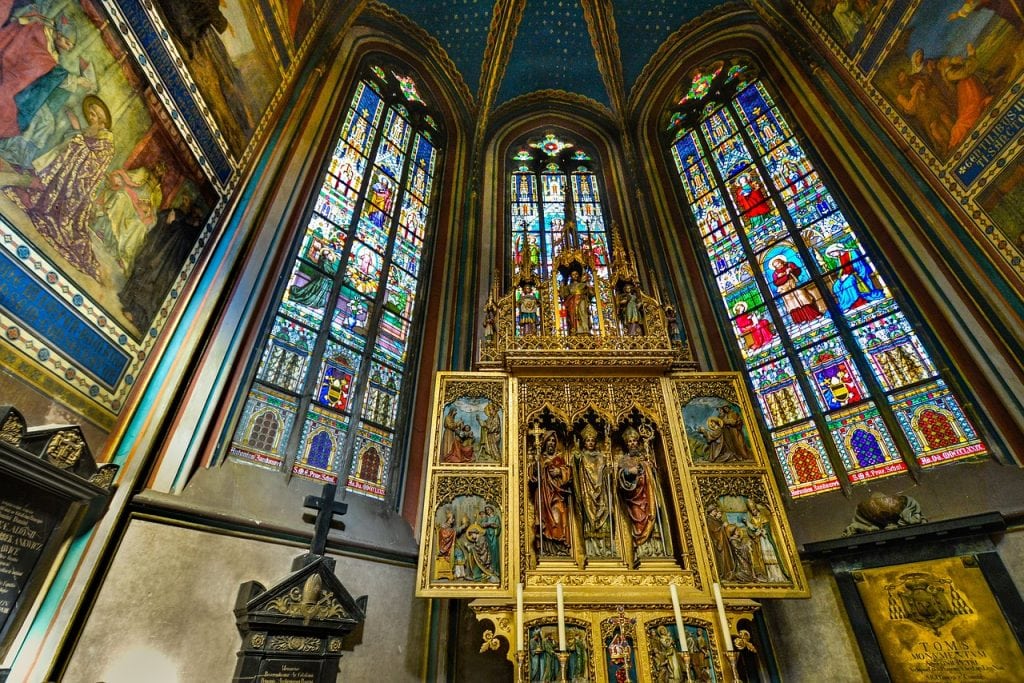 St Vitus Cathedral stained glass windows