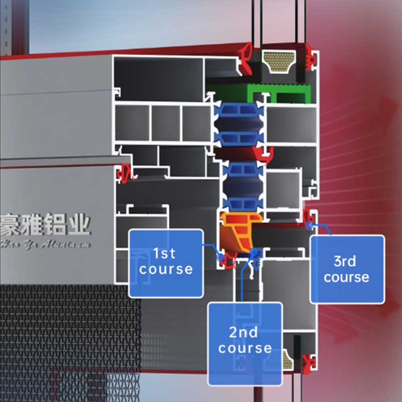 Seamless Welded Broken Bridge Inswing Casement Windows