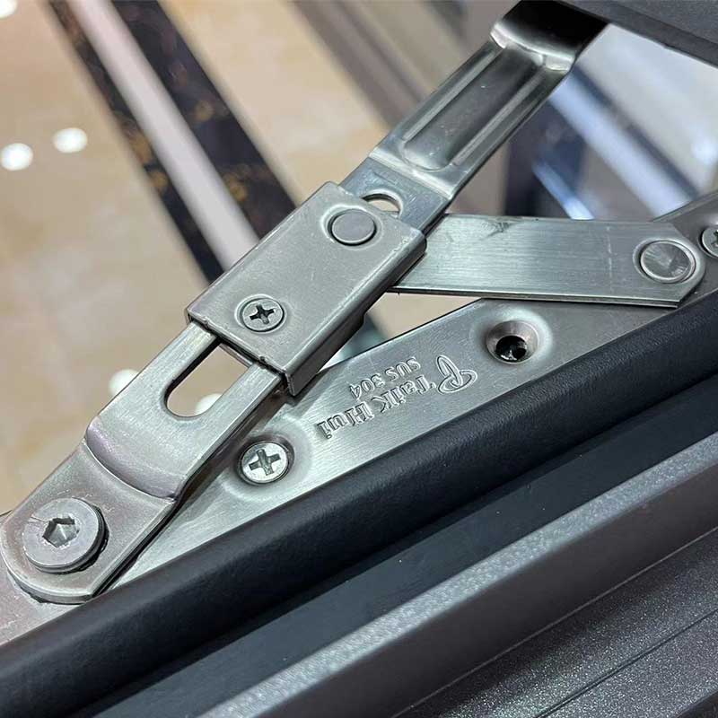 Seamless Welded Broken Bridge double Inswing Casement Windows