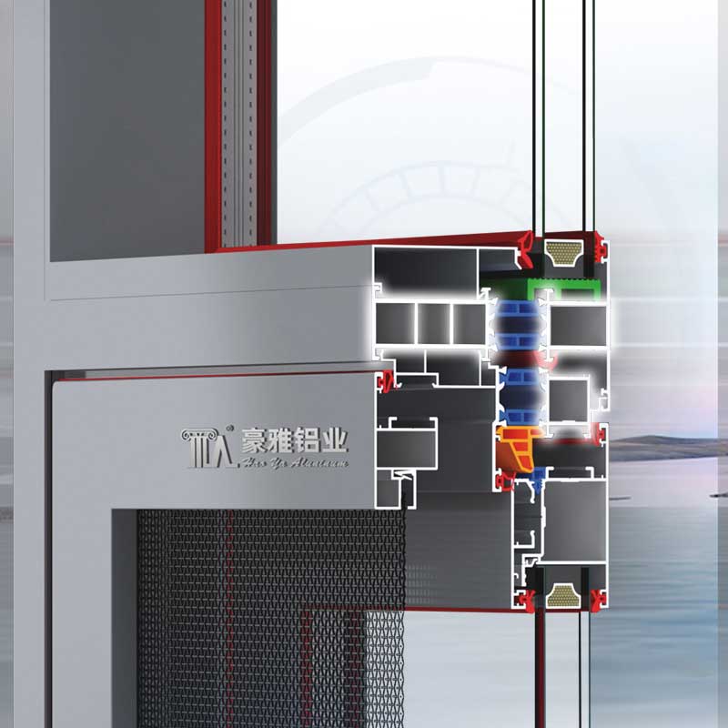 Seamless Welded Broken Bridge Inswing Casement Windows