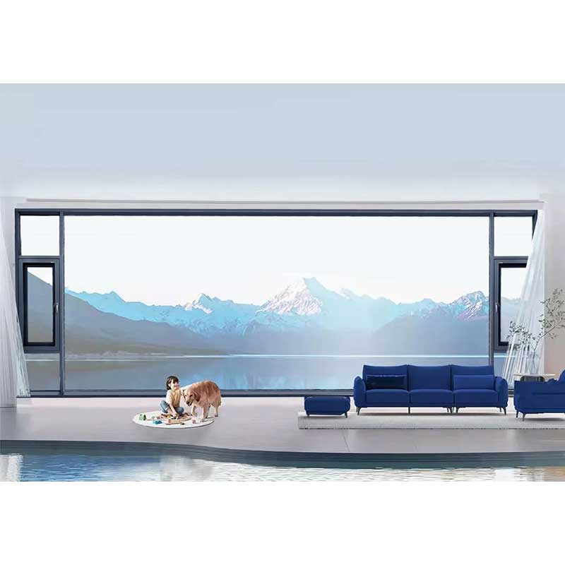 Seamless Welded Broken Bridge double Inswing Casement Windows